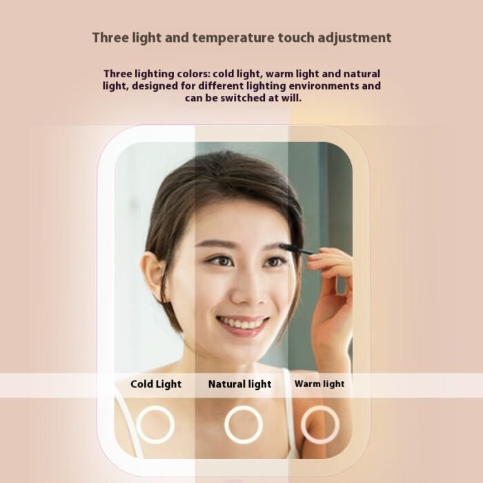 Led Make-up Mirror Portable Smart With Light - Image 2